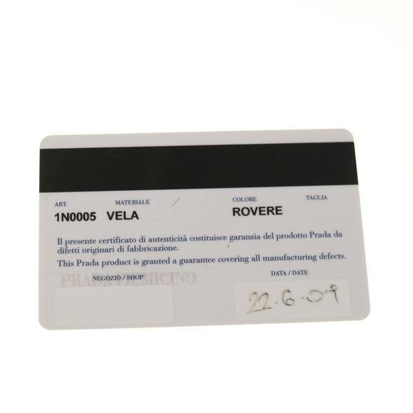 PRADA Shoulder Bag Nylon Brown Auth 66123 - Picture 12 of 16